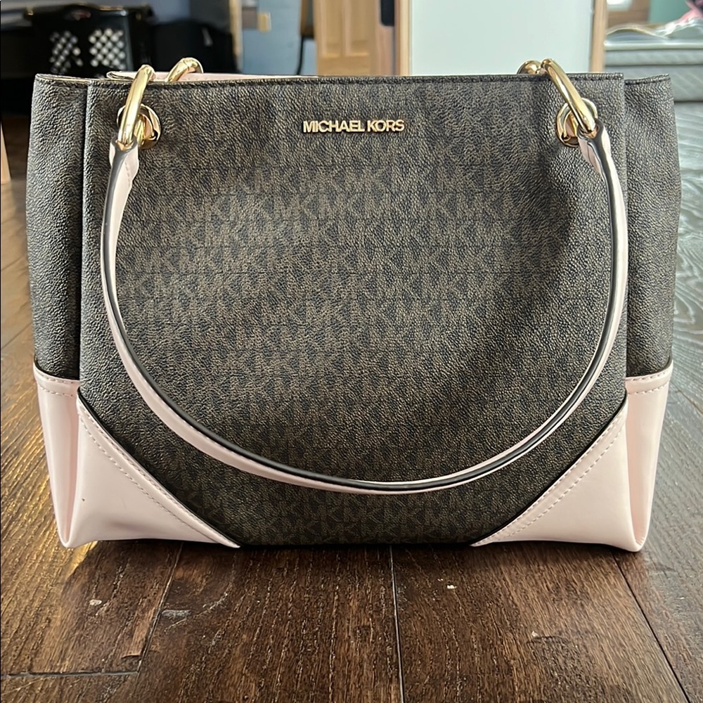 Michael Kors Women's Bag - Brown and Pink